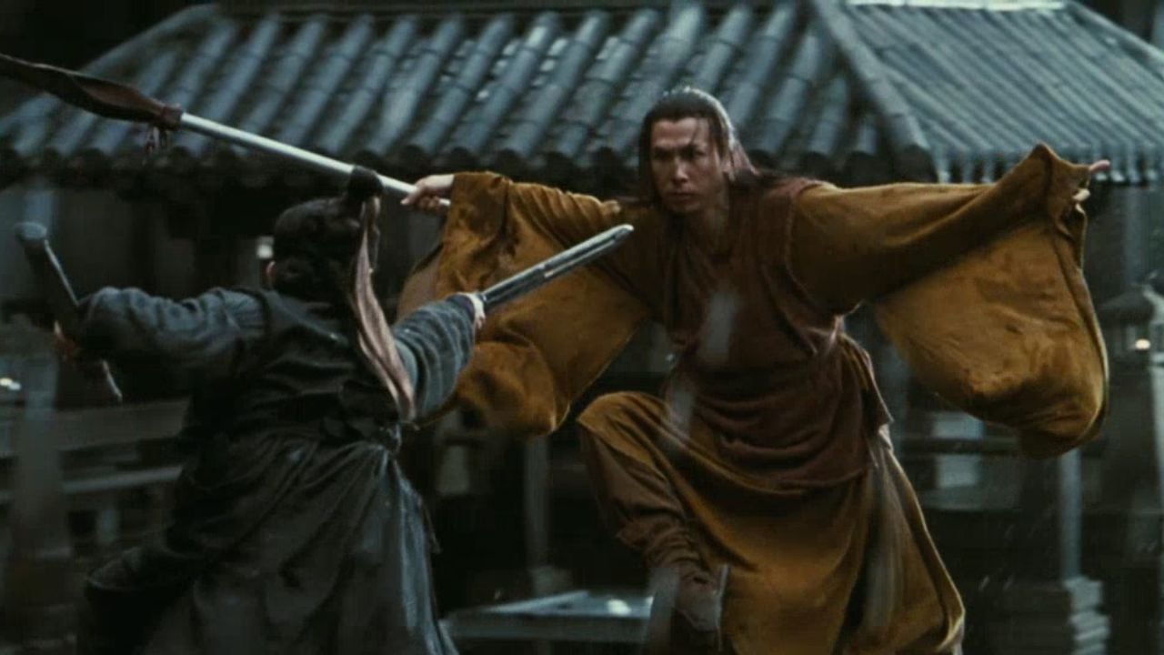 Jet Li y Donnie Yen en 'Héroe' de Zhang Yimou.