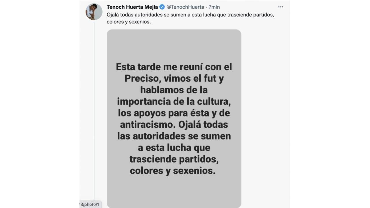 El tuit que confirmo su reunion 