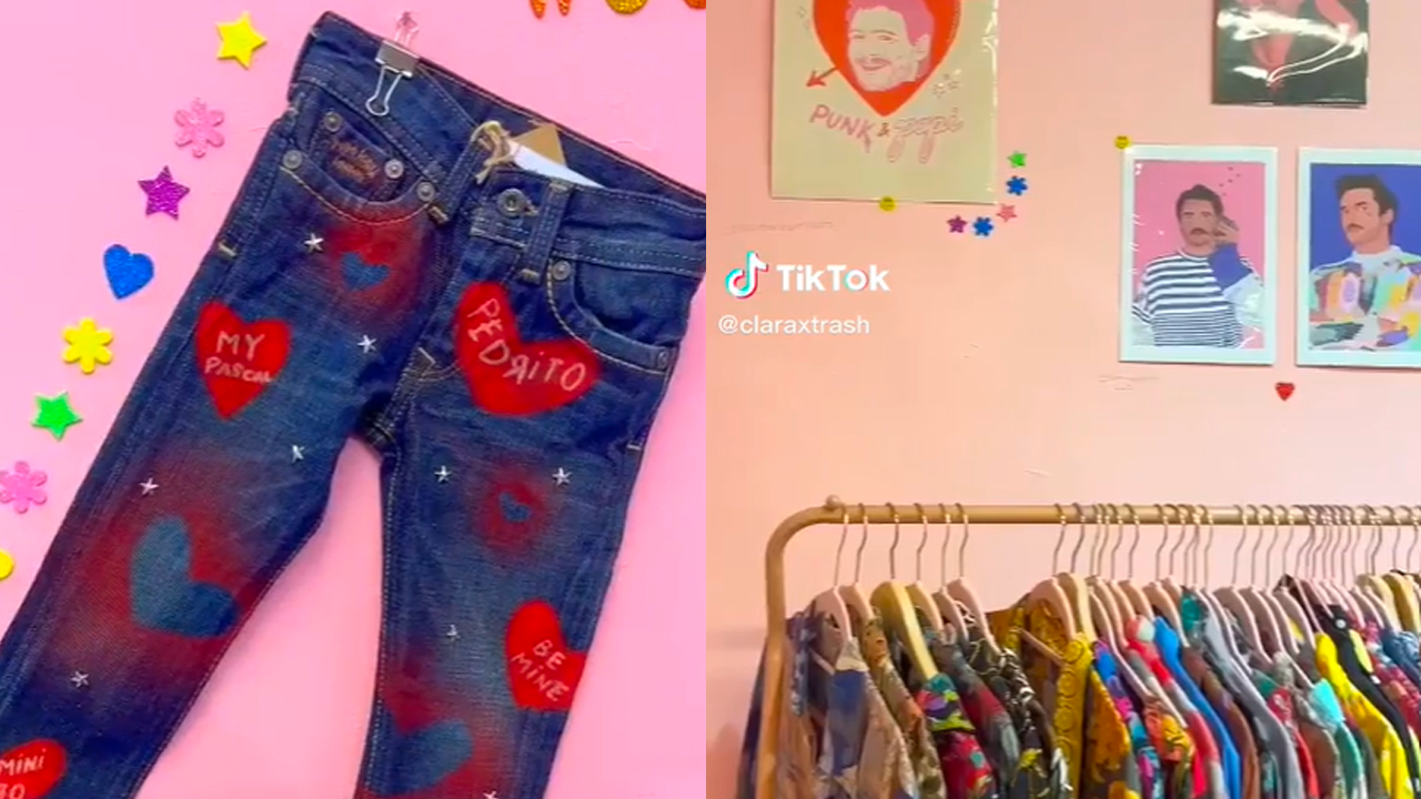 También había comida y ropa al estilo del actor chileno.