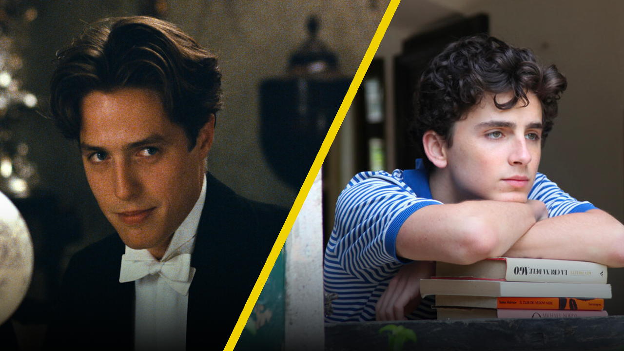 Hugh Grant en 'Maurice' y Timothée Chalamet en 'Llámame por tu nombre'.