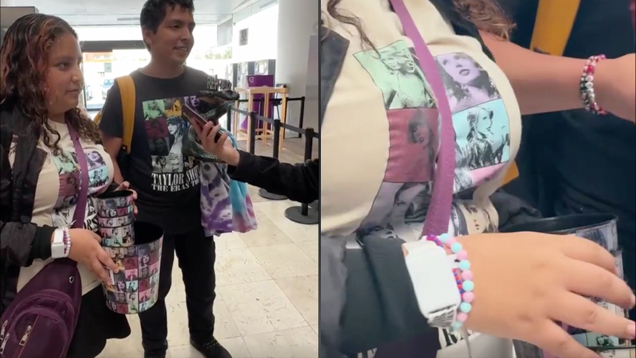 Los swifties con sus palomeras y sus 'friendship bracelets'.