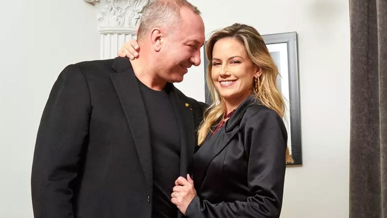 Altari Jarabo y su esposo Frédéric García.