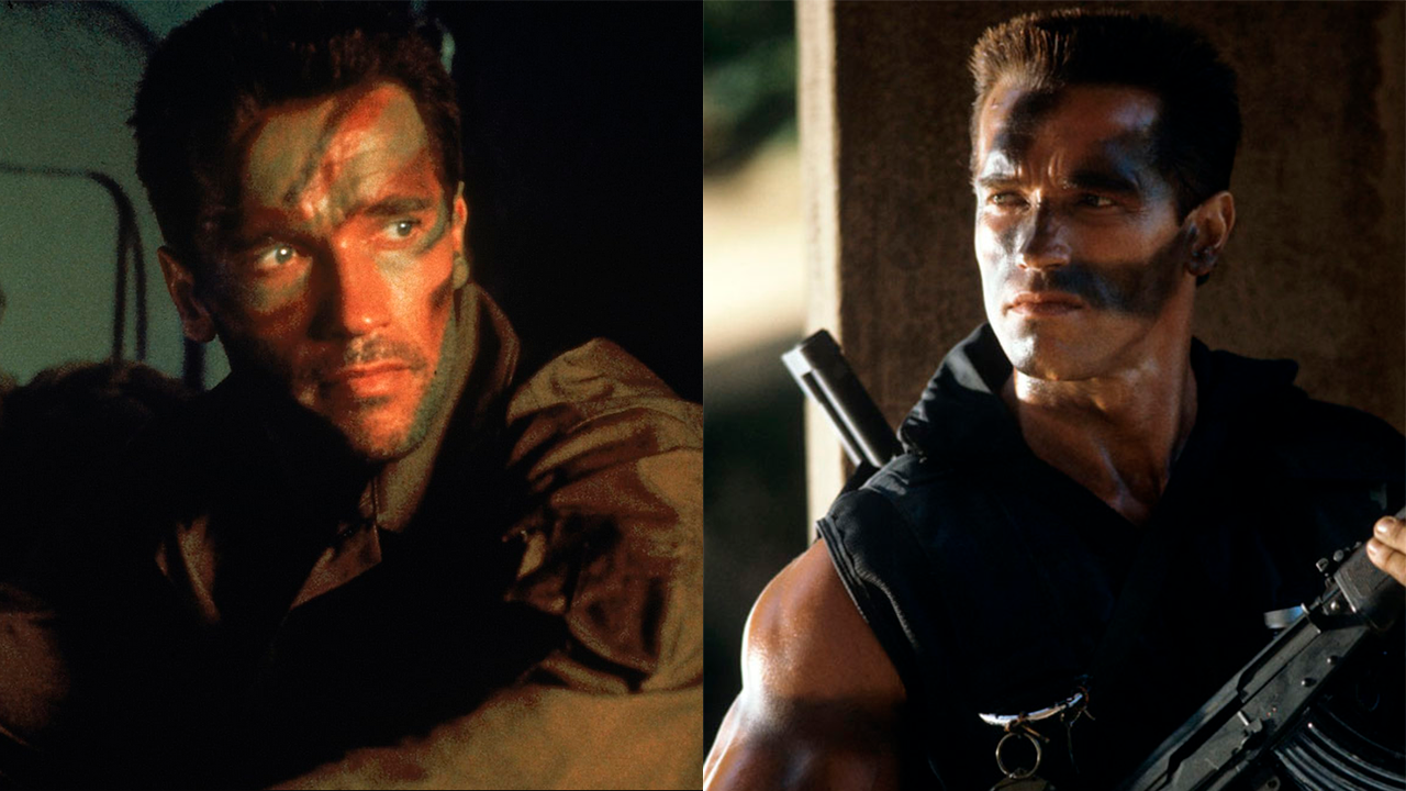 Dutch Schaefer de 'Depredador' y John Matrix de 'Commando'