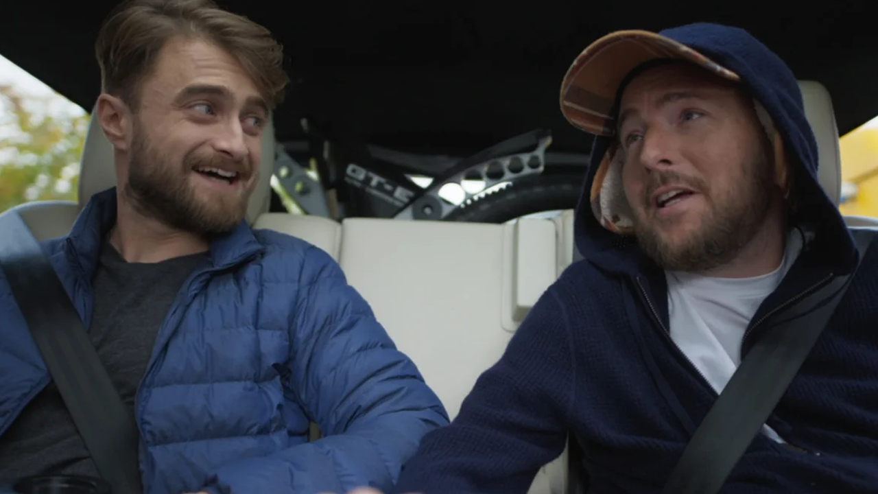 Daniel Radcliffe y David Holmes.