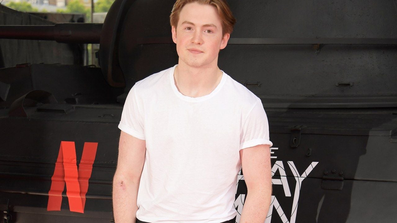 Kit Connor en el estreno de la serie de Netflix.