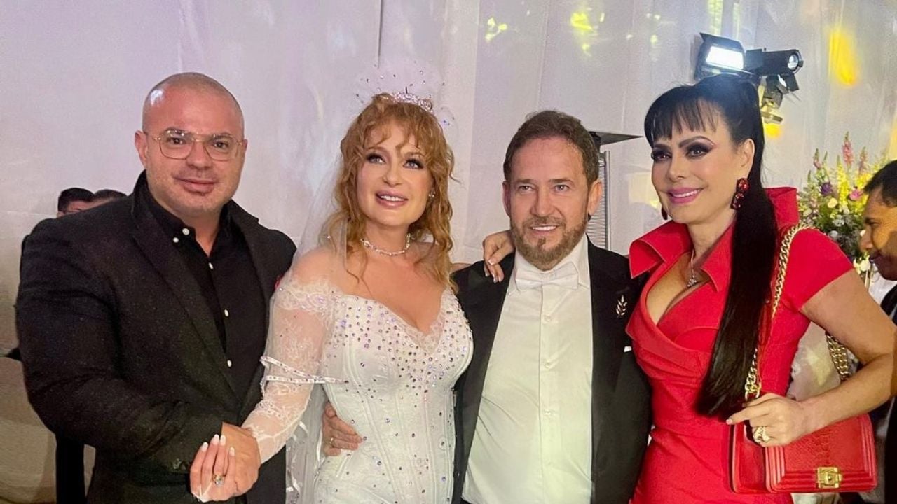 Joana Benedek el día de su boda.