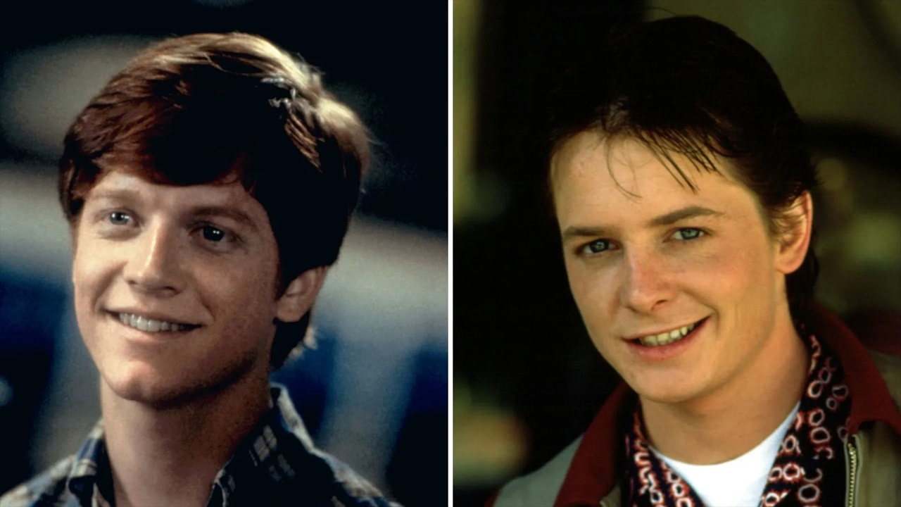 Eric Stoltz y Michael J. Fox.