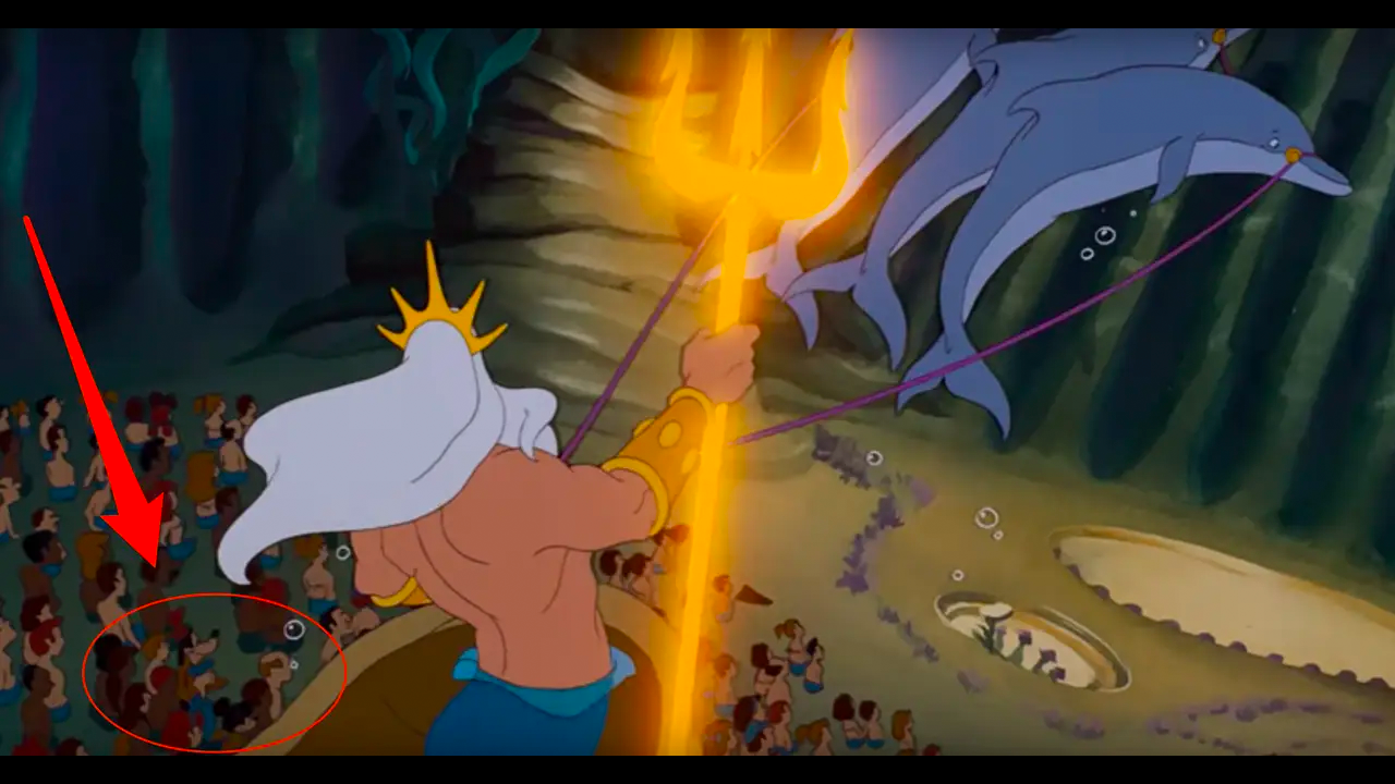 Goofy en 'La sirenita'.