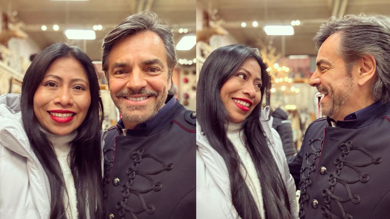 Eugenio Derbez también se fotografío con Tenoch Huerta. 