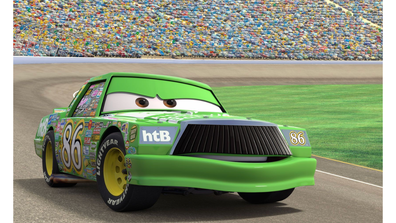 Personaje Chick Hicks en Cars.