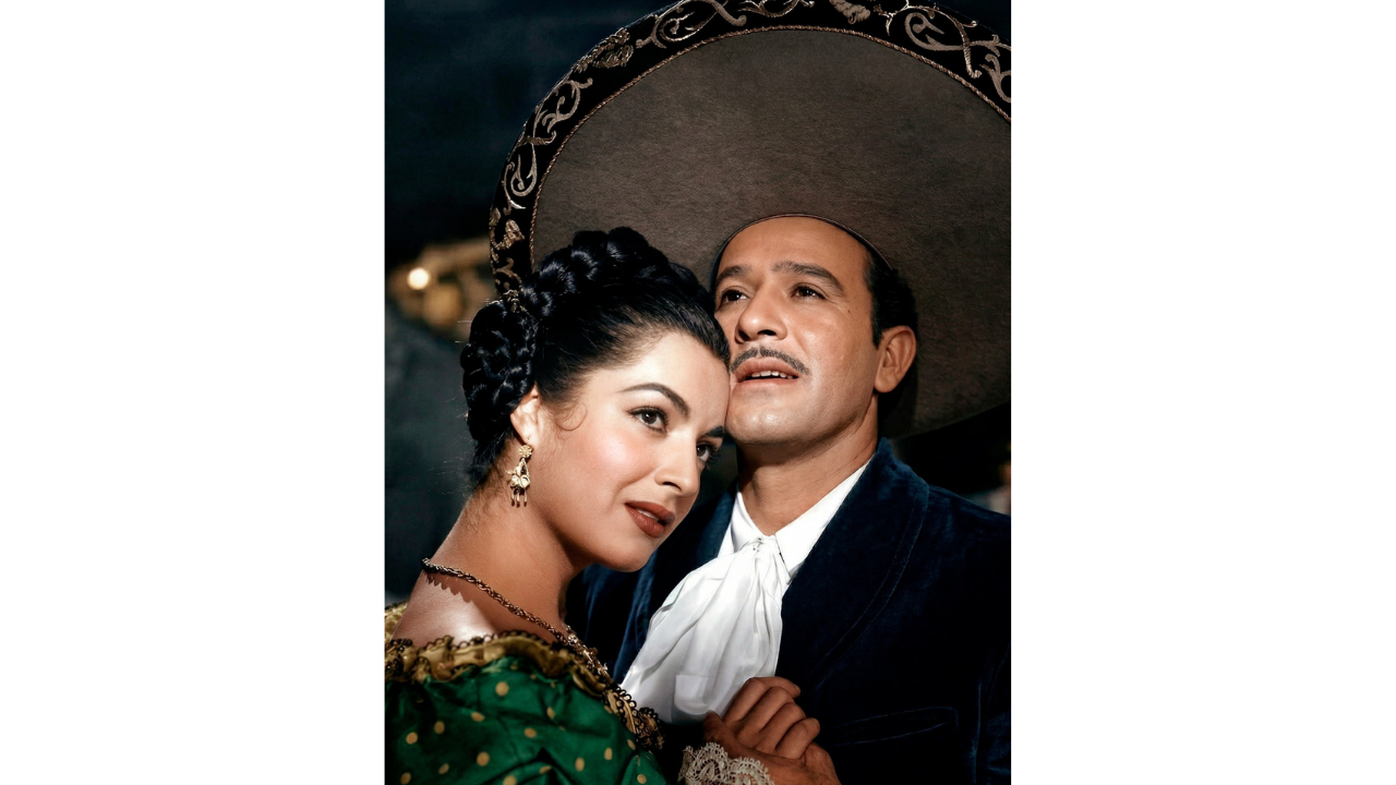 Elsa Aguirre y Pedro Infante. 
