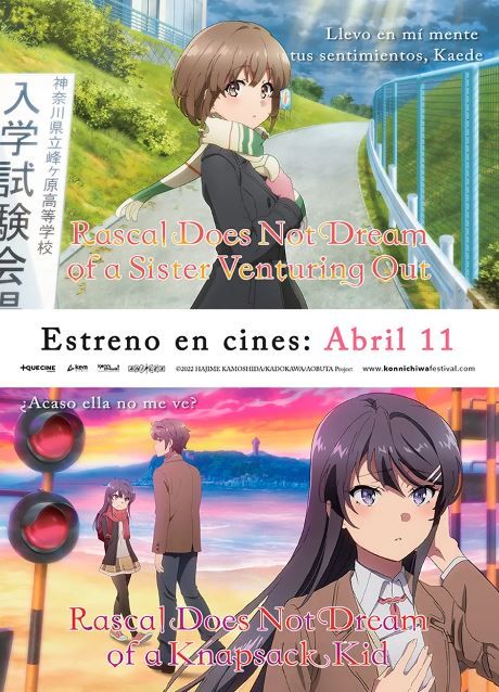 Rascal Does Not Dream of a Sister Venturing Out - Película 2023 ...