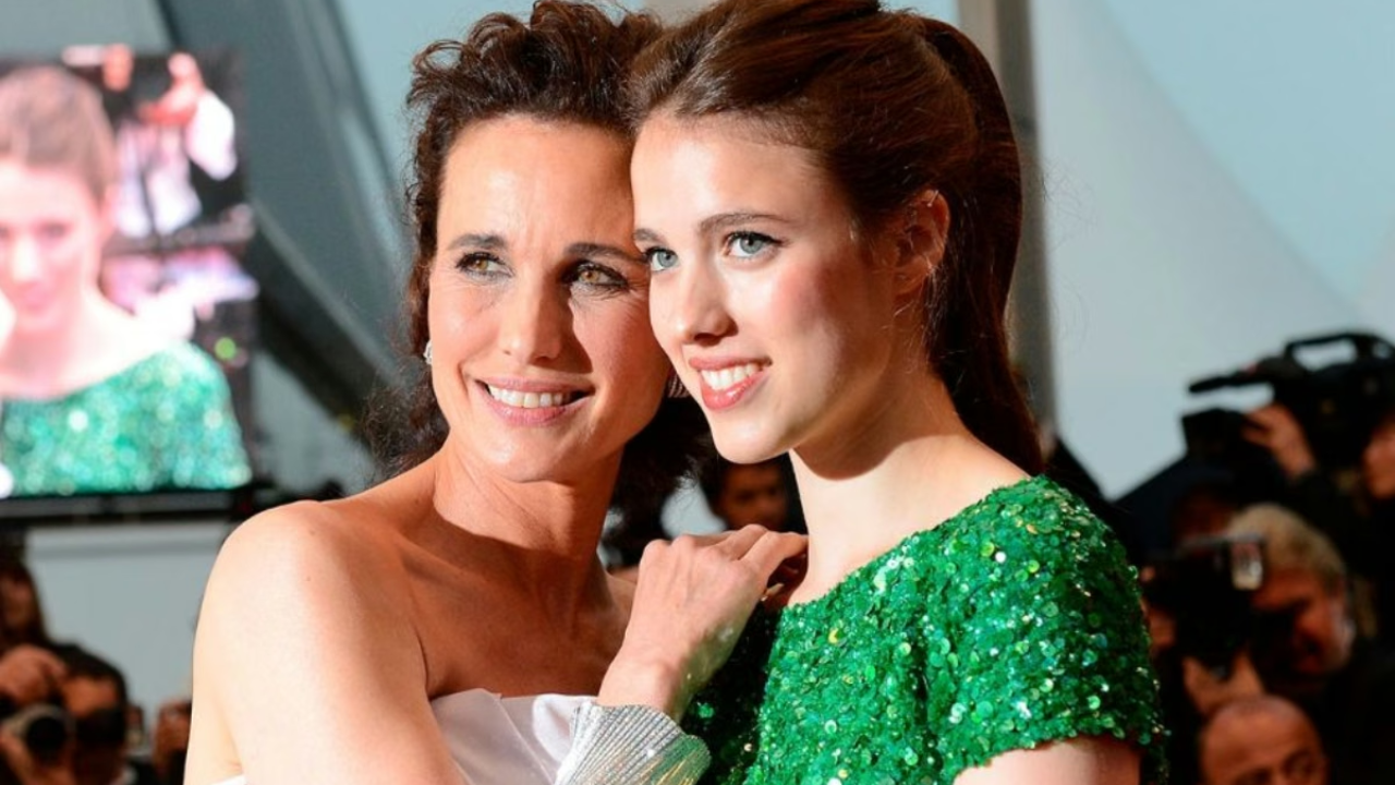 Andie Mac Dowell y Margaret Qualley