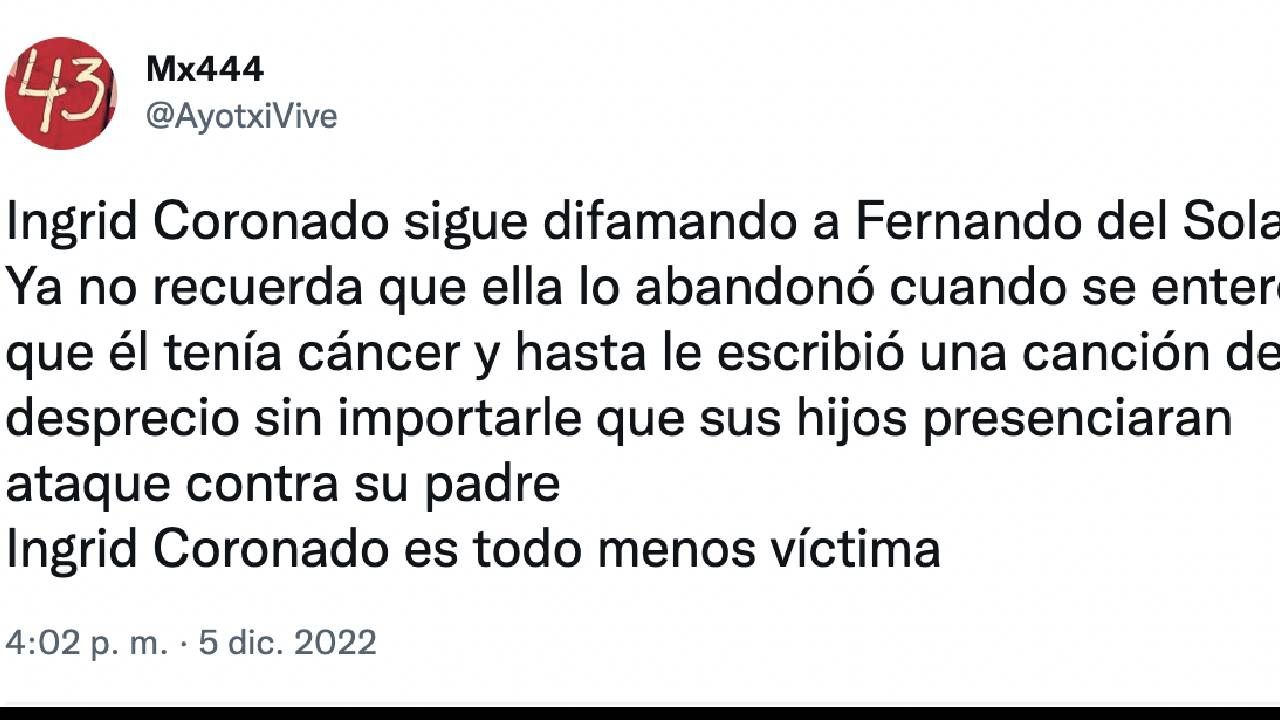 Siguen acusandola de abandono