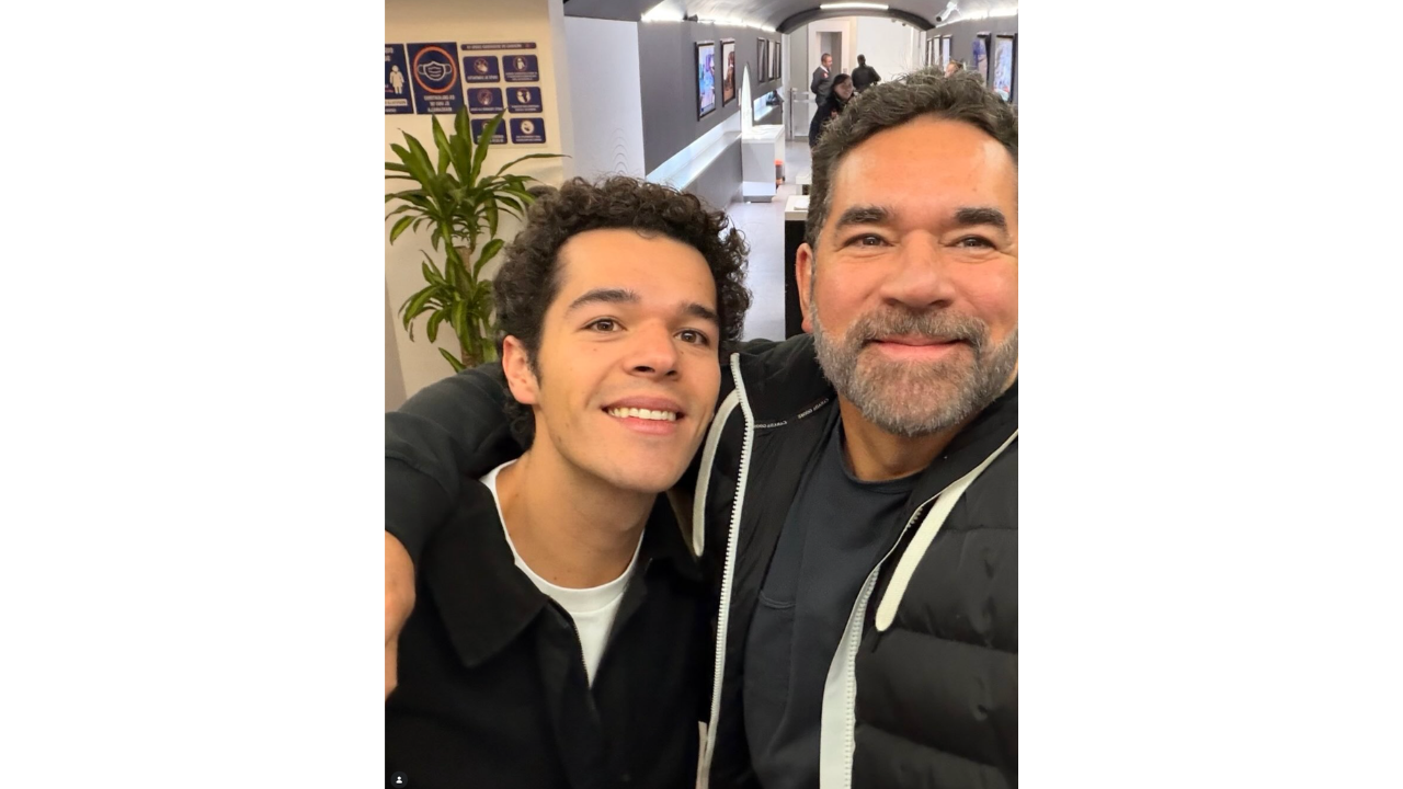 Eduardo Zucchi y su padre, Eduardo Santamarina. 