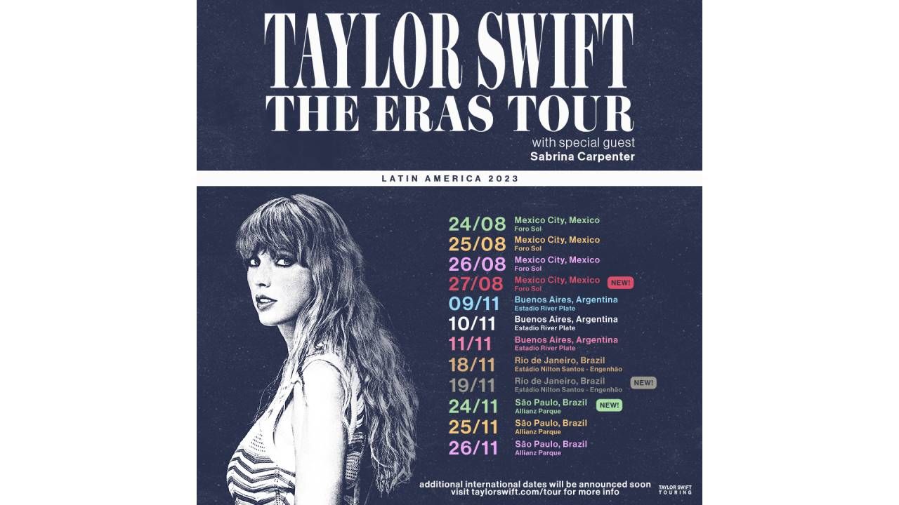 Las fechas en CDMX y Latam