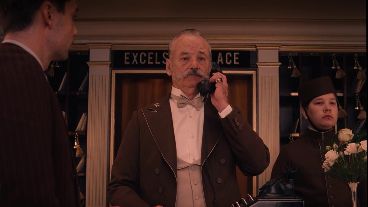Bill Murray es M. Ivan en 'El gran hotel Budapest' (2014).