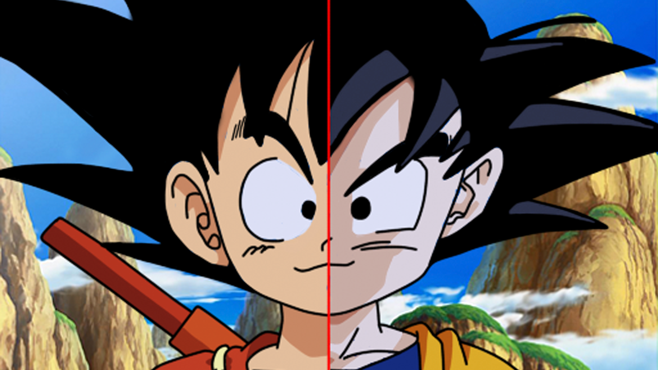 Goky y Goten.