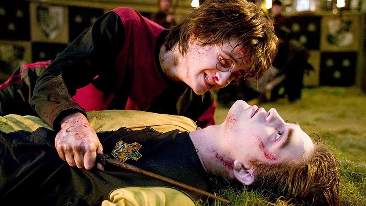 Harry llorando por Cedric.