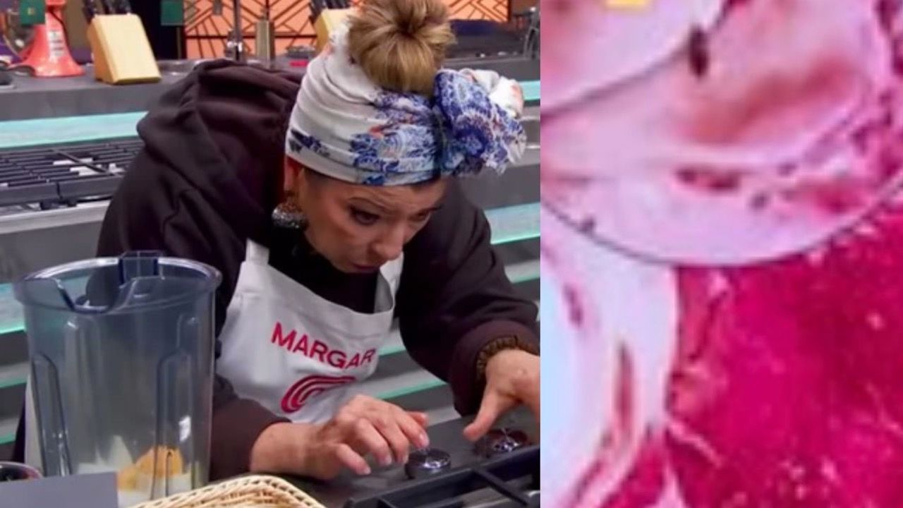 El momento preciso en el que aparece la supuesta cucaracha.