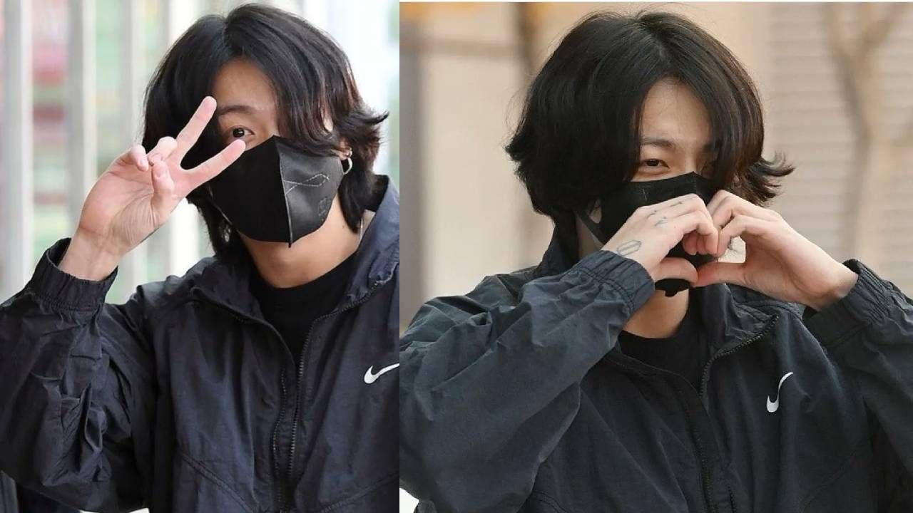 Jungkook saliendo a Qatar