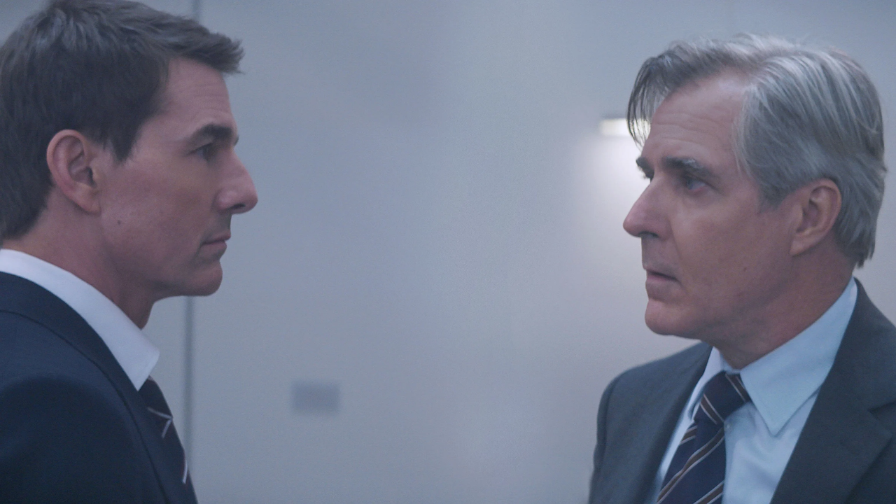 Tom Cruise y Henry Czerny en 'Misión: Imposible - Sentencia mortal: Parte Uno' (2023).