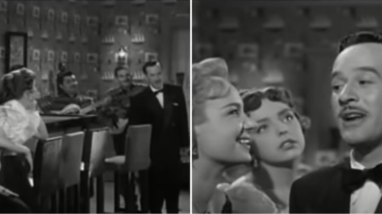 Escenas de la película Escuela de vagabundos en el Club Campestre.