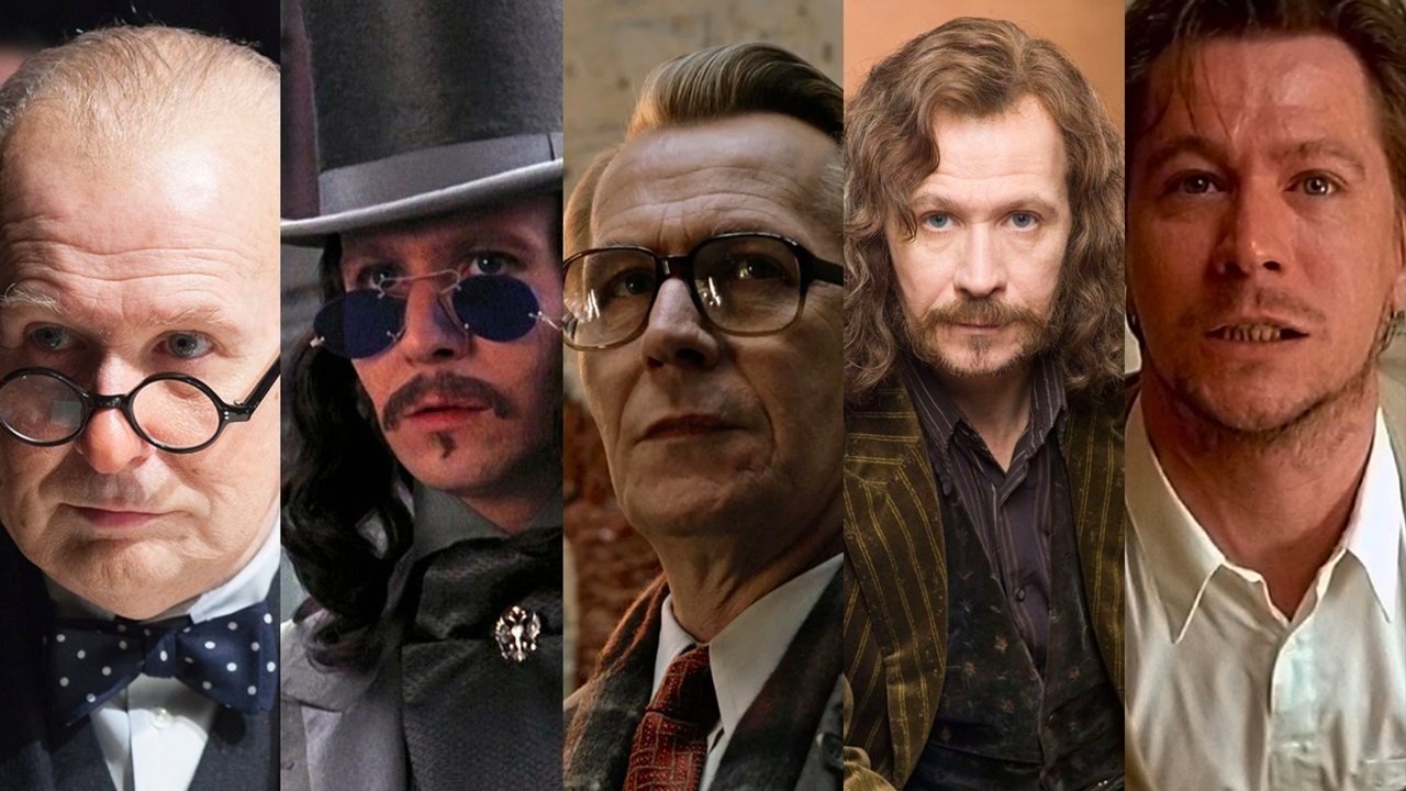 Algunos de los personajes de Gary Oldman.