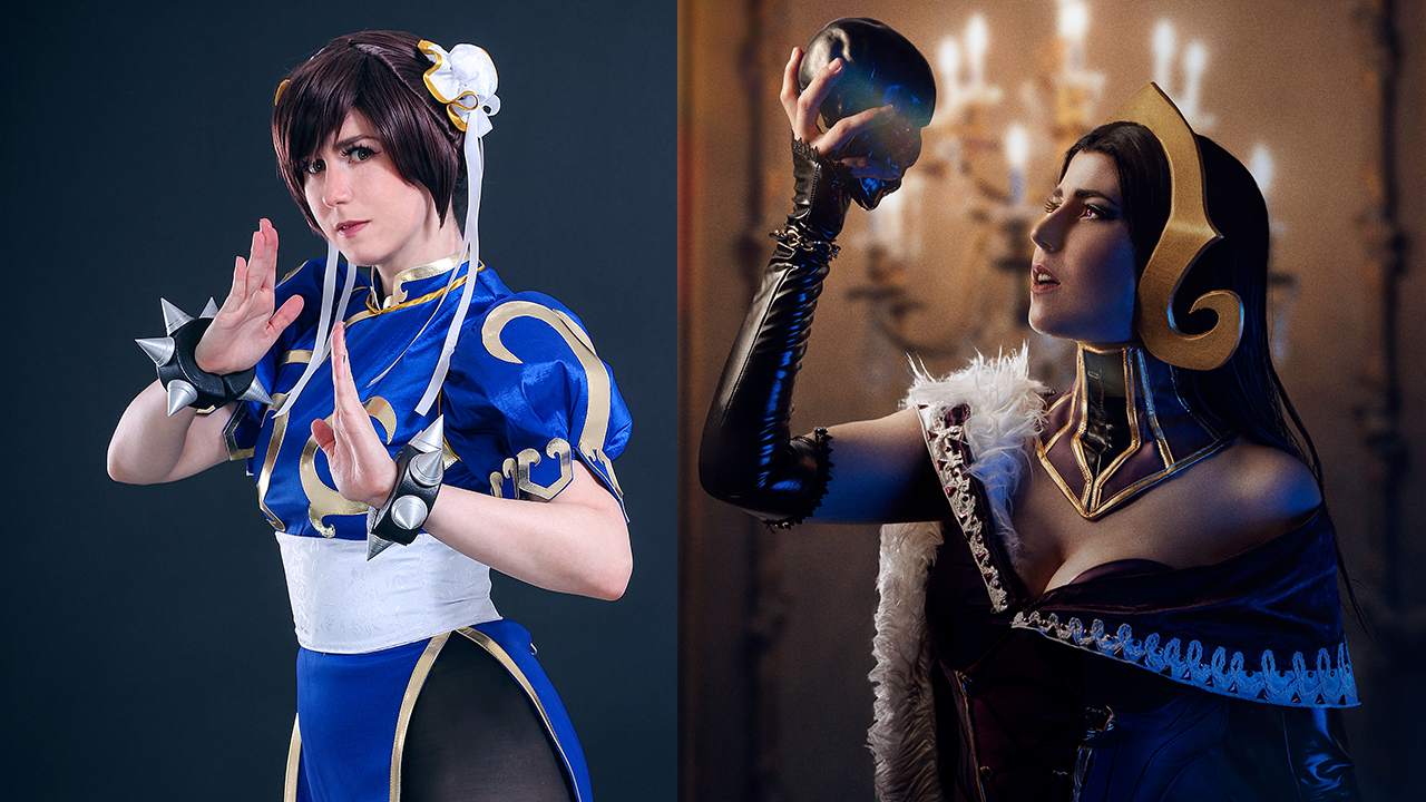 Cosplay Chun Li, 'Street Fighter' y Liliana Vess, Magic The Gathering
