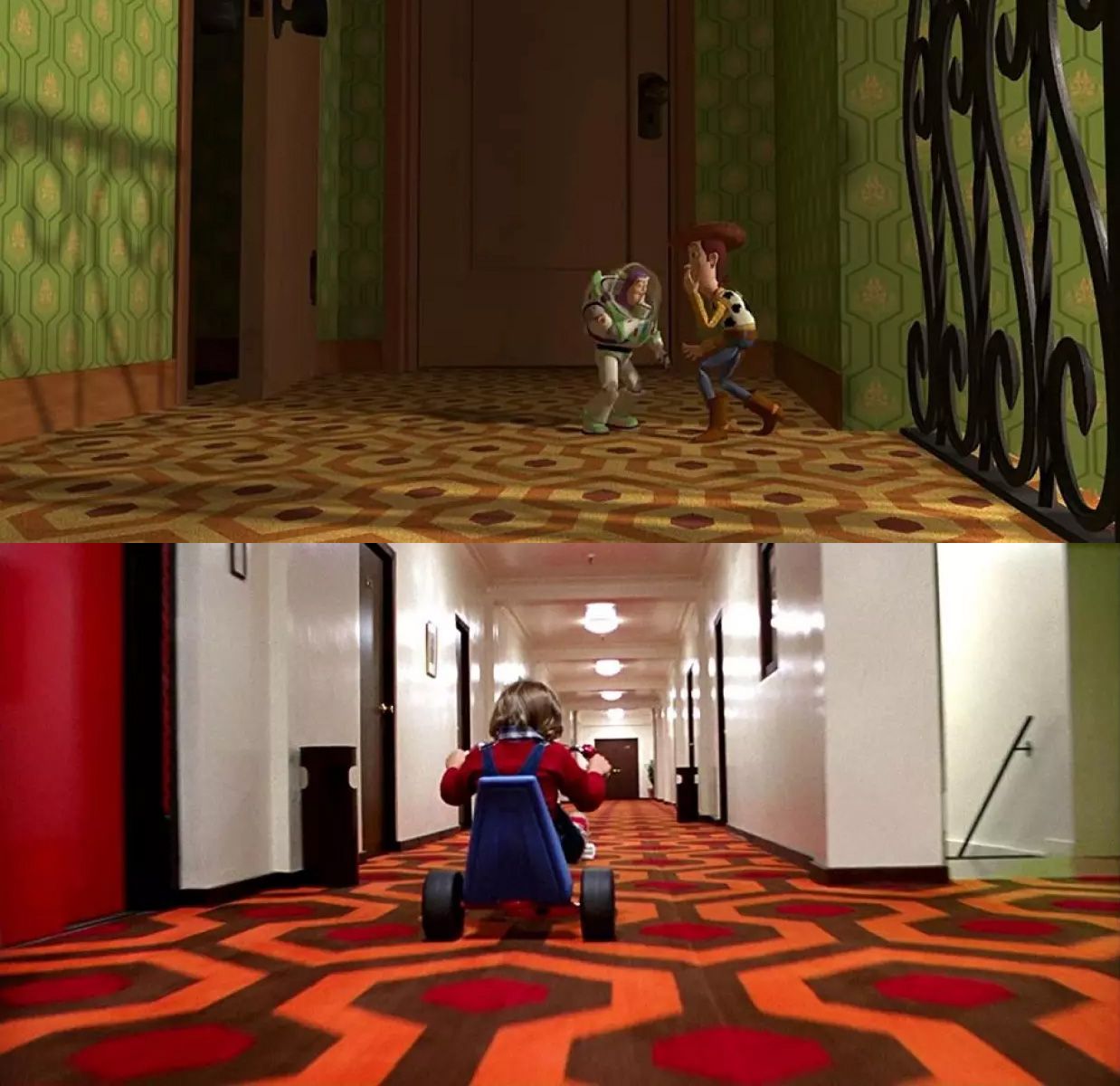 Ya exist´ia otra referencia a la obra de Kubrick en Toy Story 1