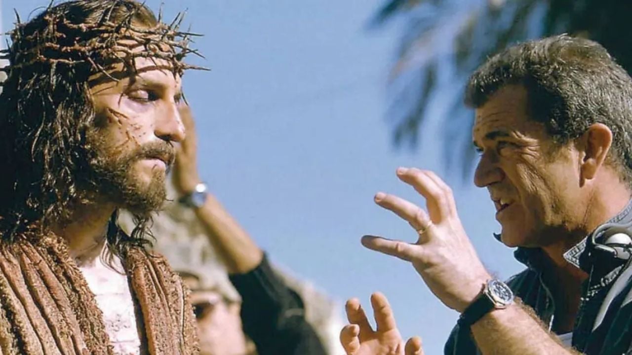 Mel Gibson en La pasión de Cristo. 