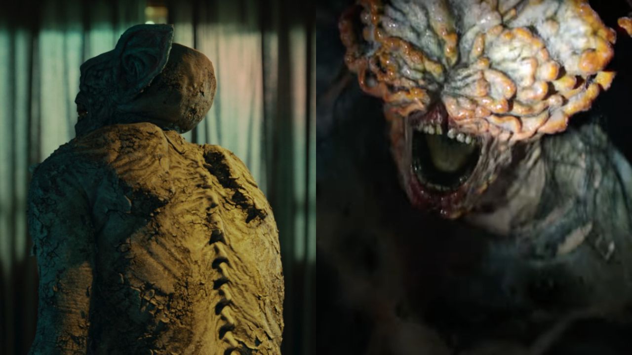 Monstruo ciego de 'Dulce hogar' y un Clicker de 'The Last of Us'