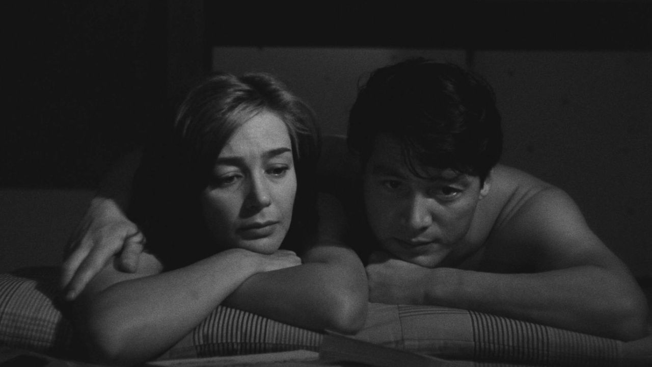 Emmanuelle Riva y Eiji Okada en 'Hiroshima mi amor' (1959) de Alain Resnais.