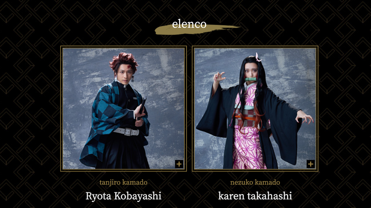 El elenco principal.