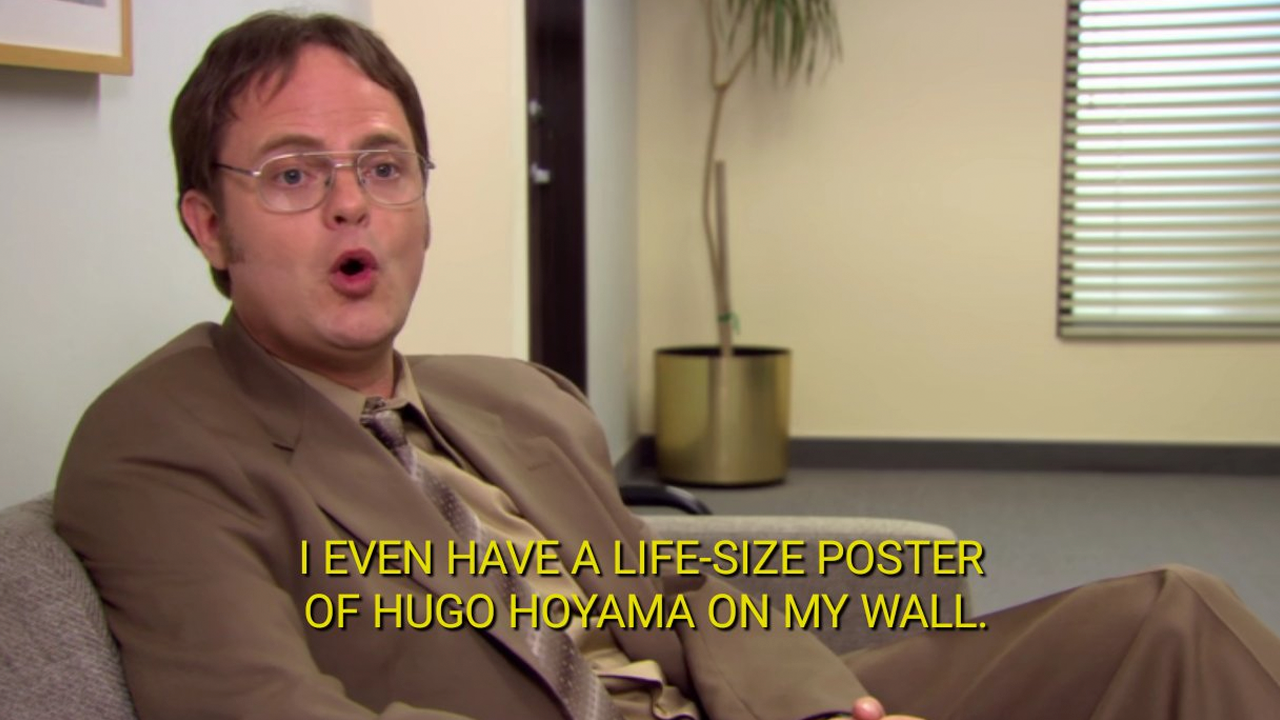 La frase de Dwight sobre Hugo Hoyama en 'The Office'.