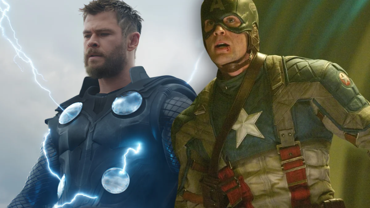 Thor y Capitán América.