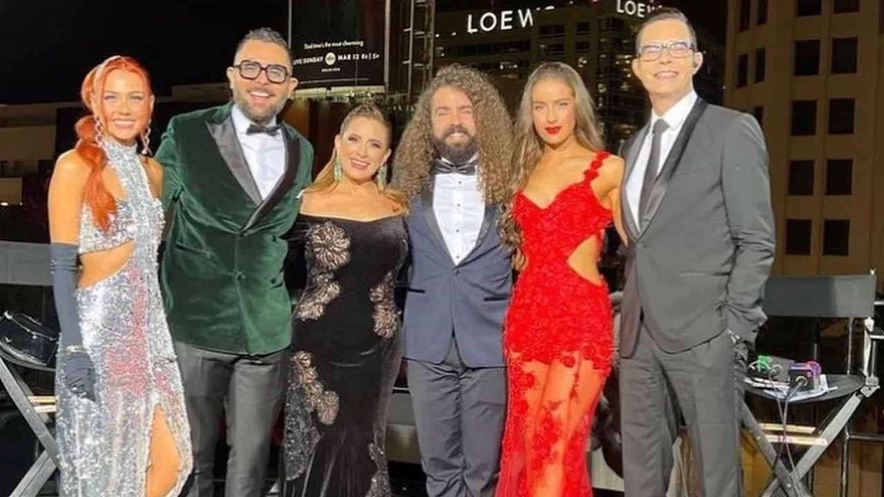 Los conductores de TV Azteca.