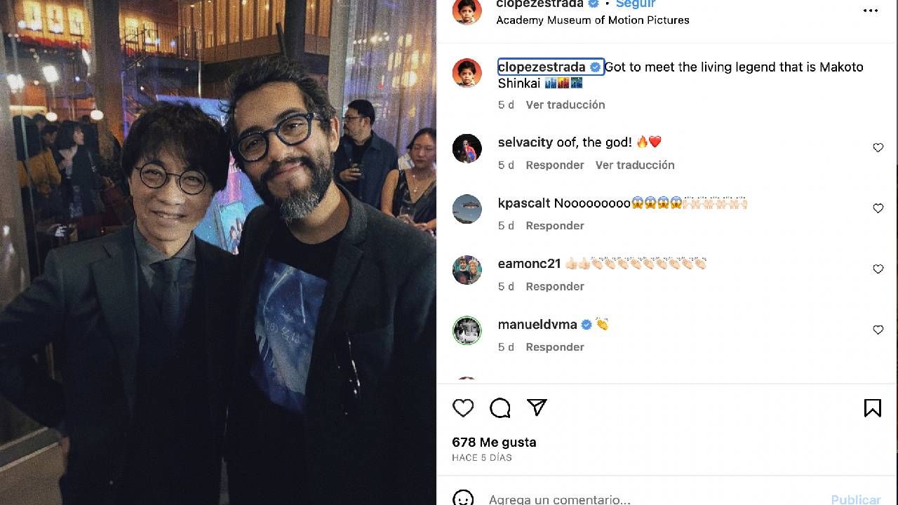 Ambos directores se conocieron en Los Angeles