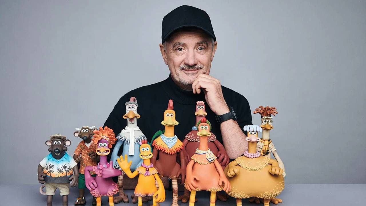 Sam Fell y las marionetas de 'Pollitos en fuga 2'