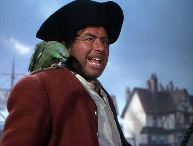 Personaje de Long John Silver en 'La isla del tesoro' (1950)