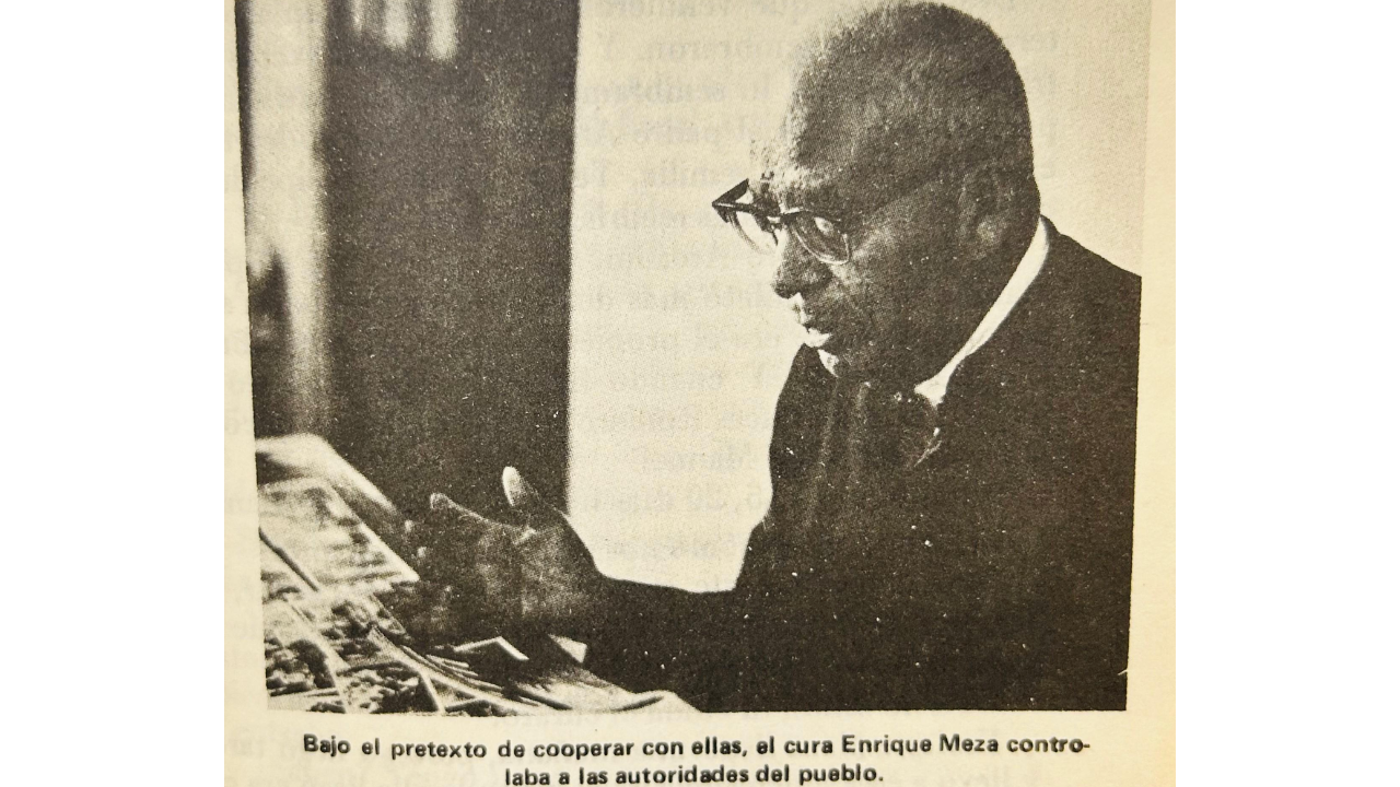 Enrique Meza Pérez, sacerdote de San Miguel Canoa.