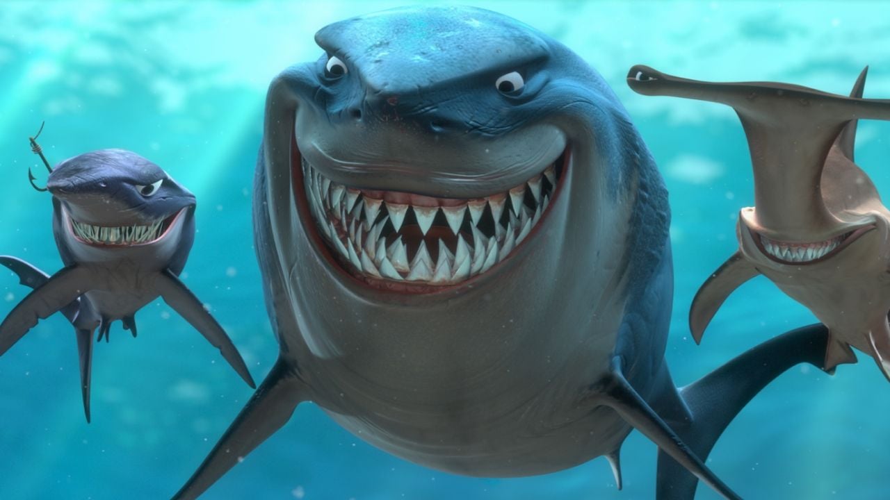 Tiburones de la película Nemo.