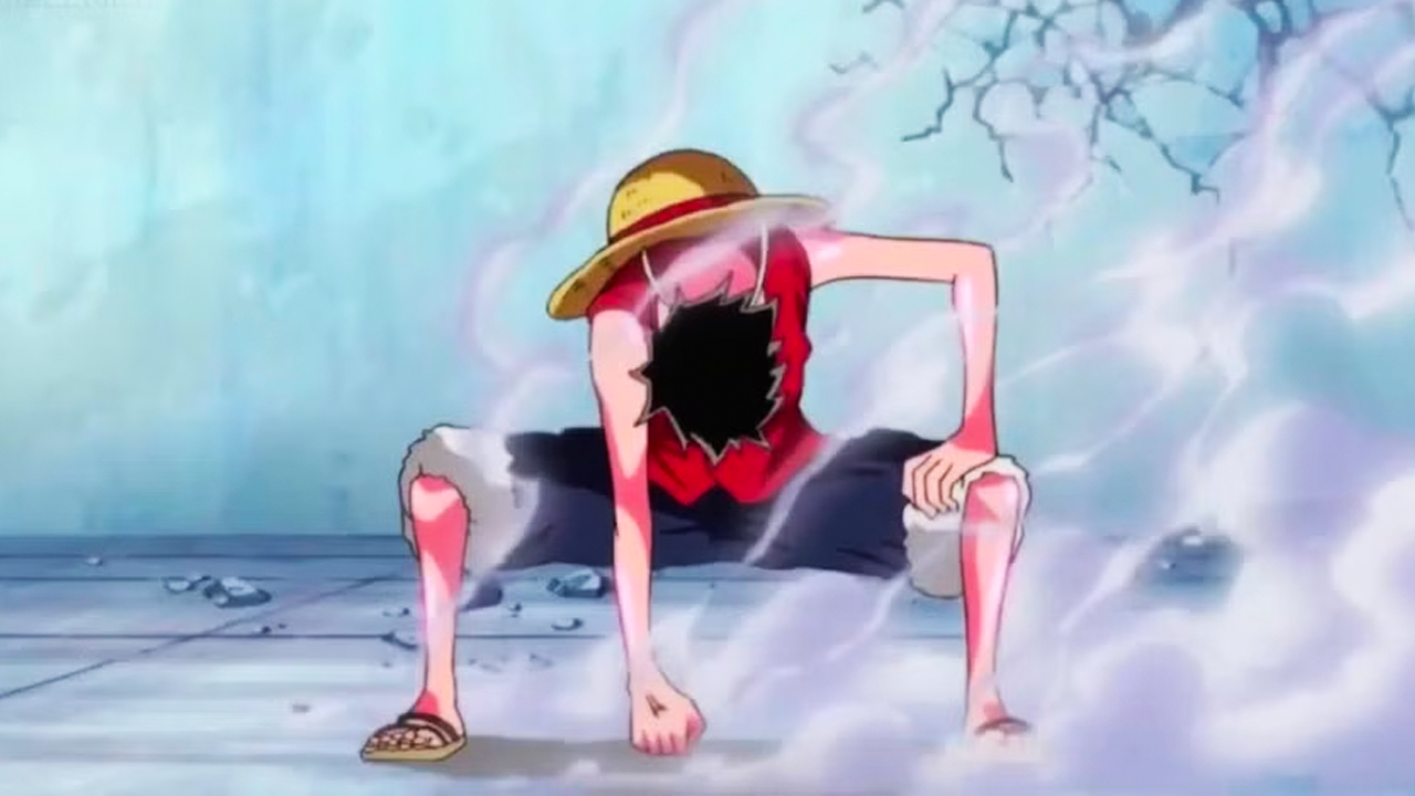 Luffy usando el Gear 2