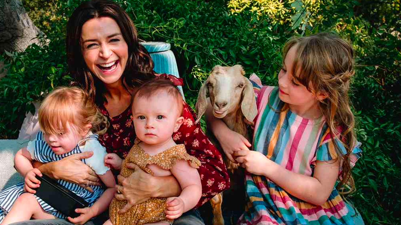 La actriz compartía constantemente fotos con sus hijas.