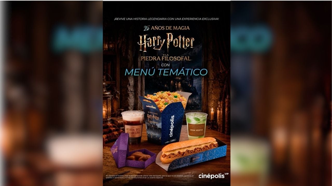 Menú especial de Harry Potter