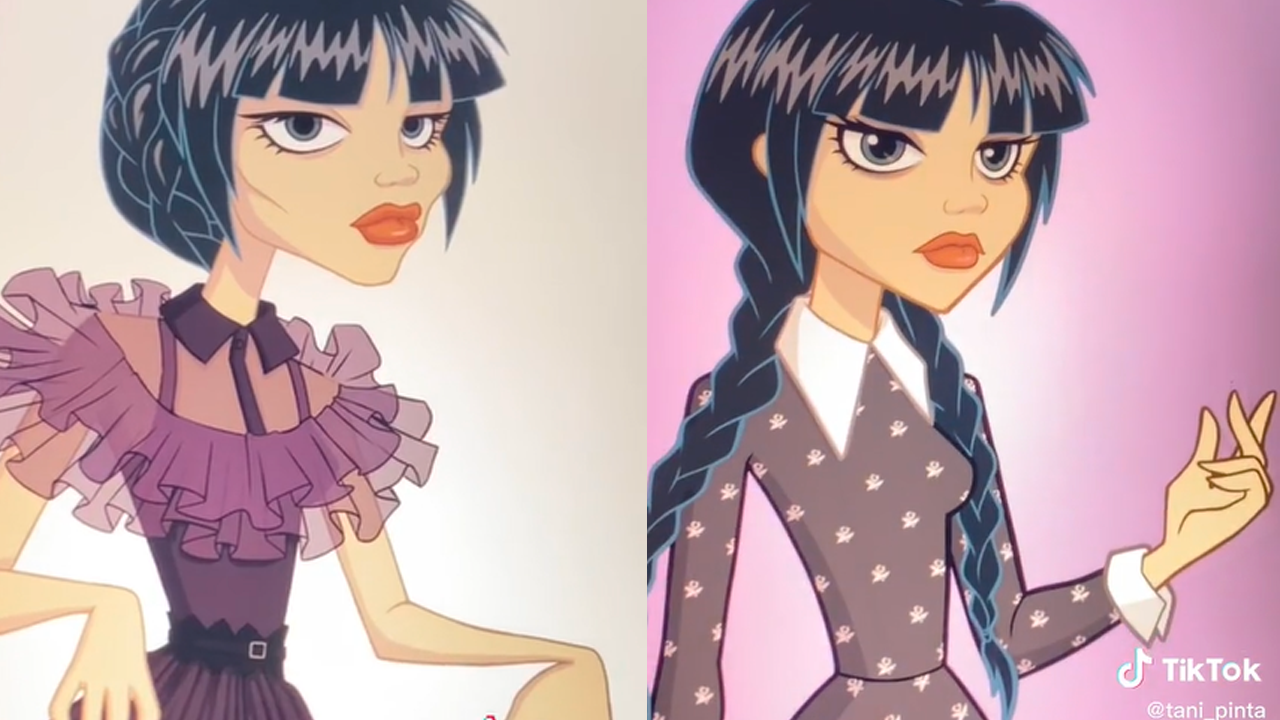 La ilustradora hizo dos versiones del personaje.