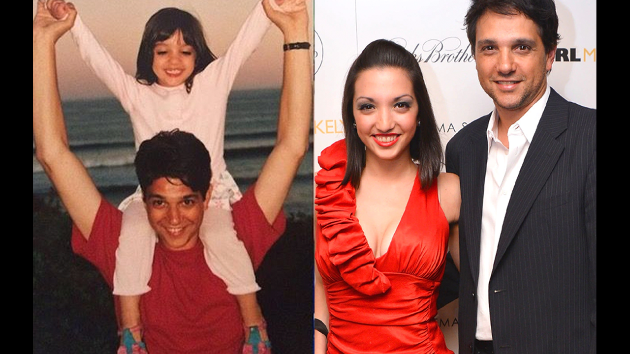 Ralph Macchio y su hija Julia.