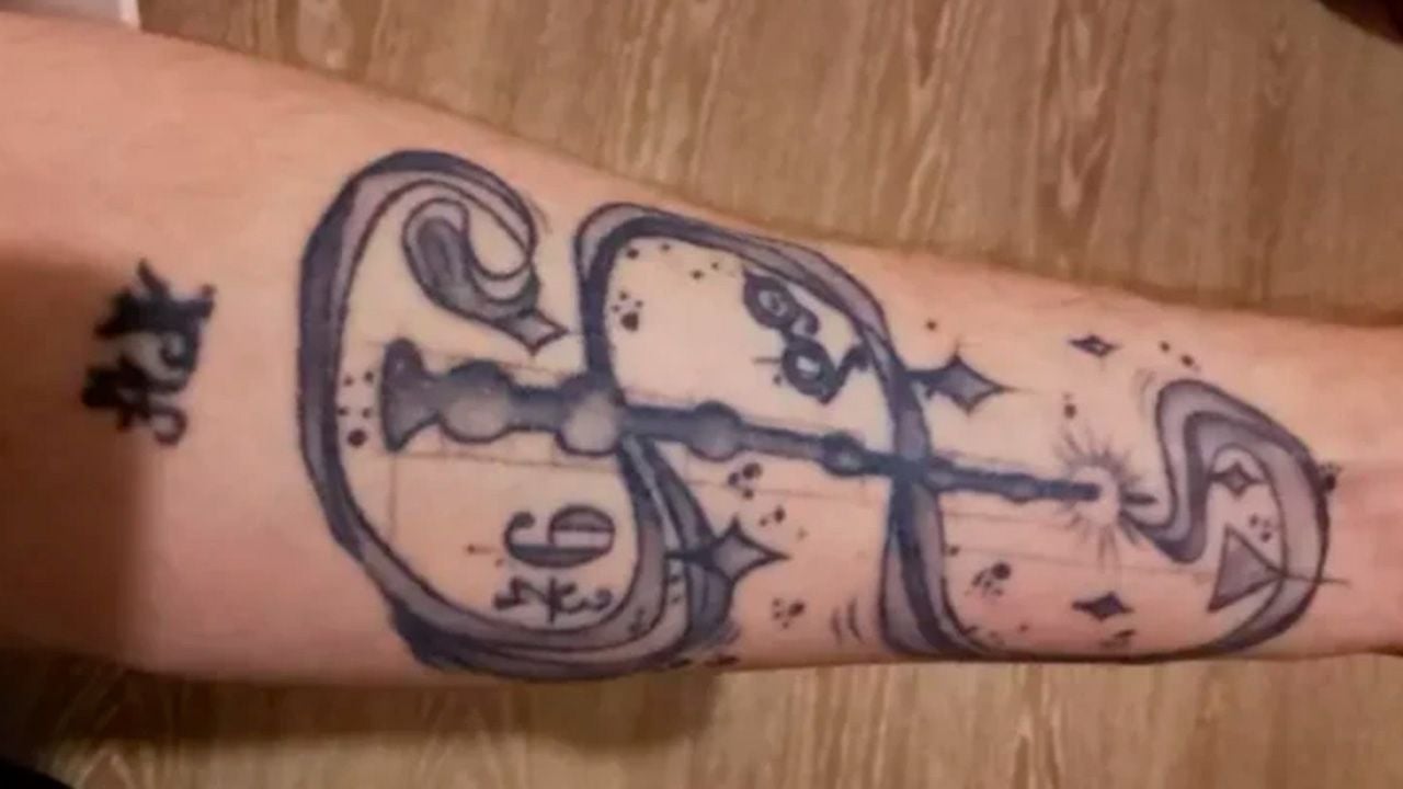 Ivanov incluso se tatuó algo referente a Harry Potter