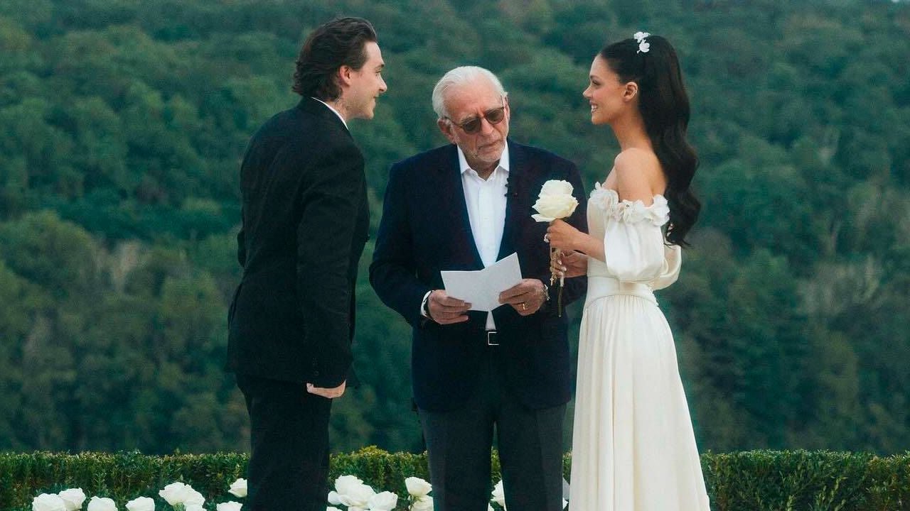 Nelson Peltz en la boda de Brooklyn y Nicola