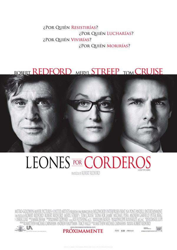 Leones por corderos - Película 2007.mx